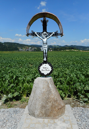 Das Franzosenkreuz in der Ortschaft Landshaag
