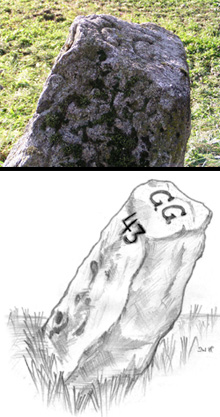Grenzstein Plencker