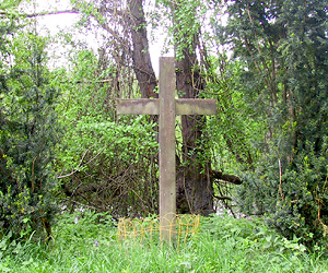 Das Schiffmller Kreuz in der Ortschaft Weidet