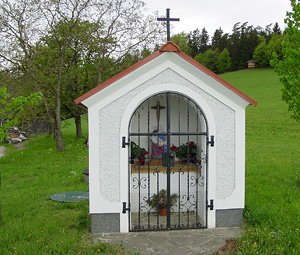 Die Schrckinger Kapelle in der Ortschaft Oberhart