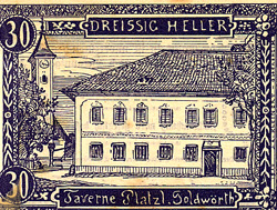Briefmarke mit der Taverne Platzl
