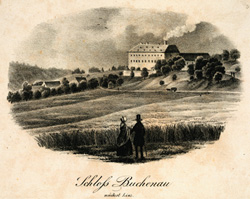 Schloss Puchenau, Lithografie